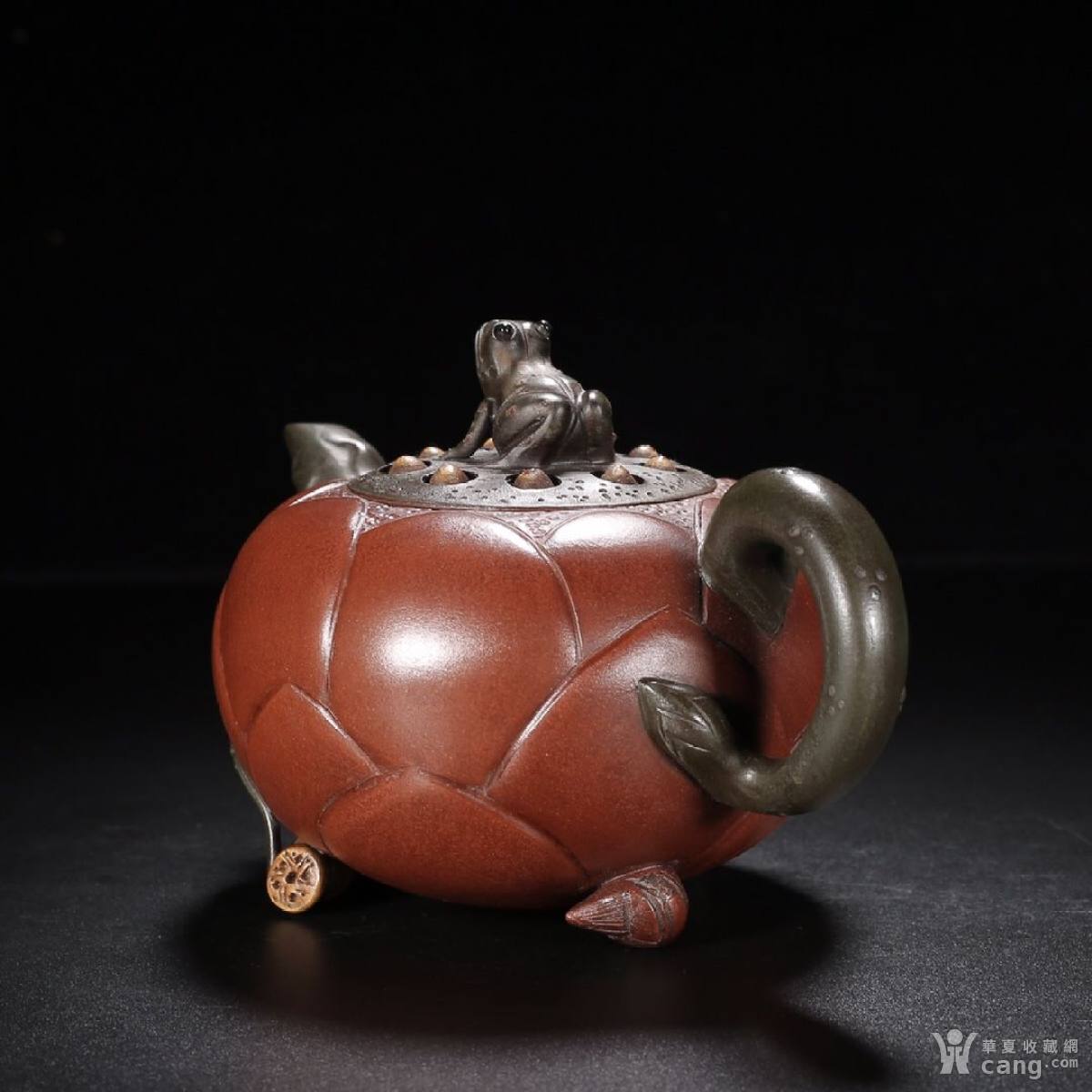 蒋蓉青蛙莲子壶