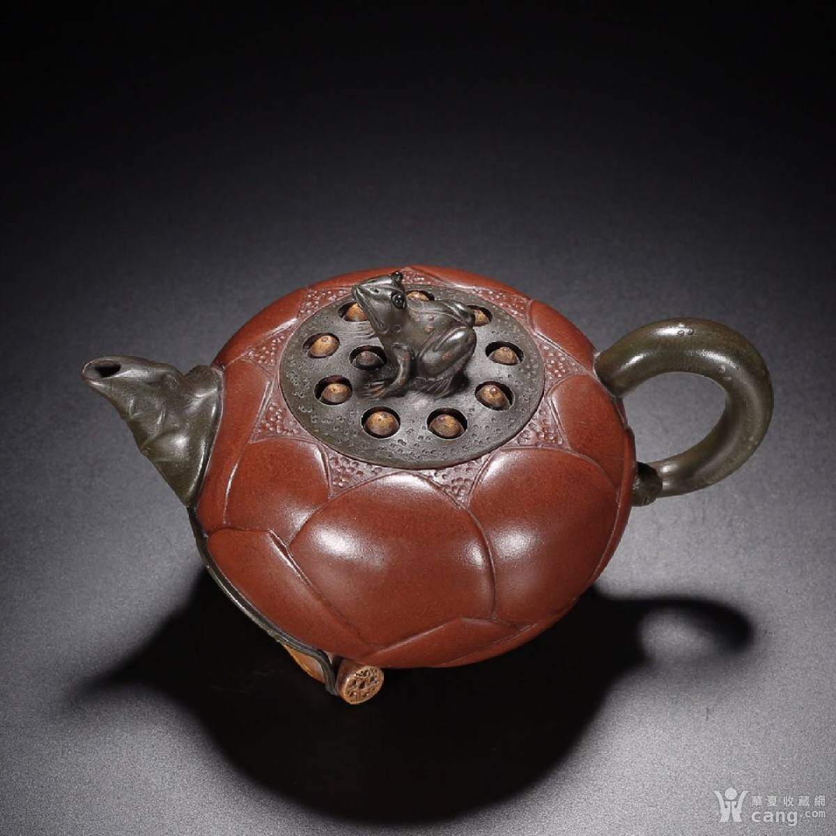 蒋蓉青蛙莲子壶