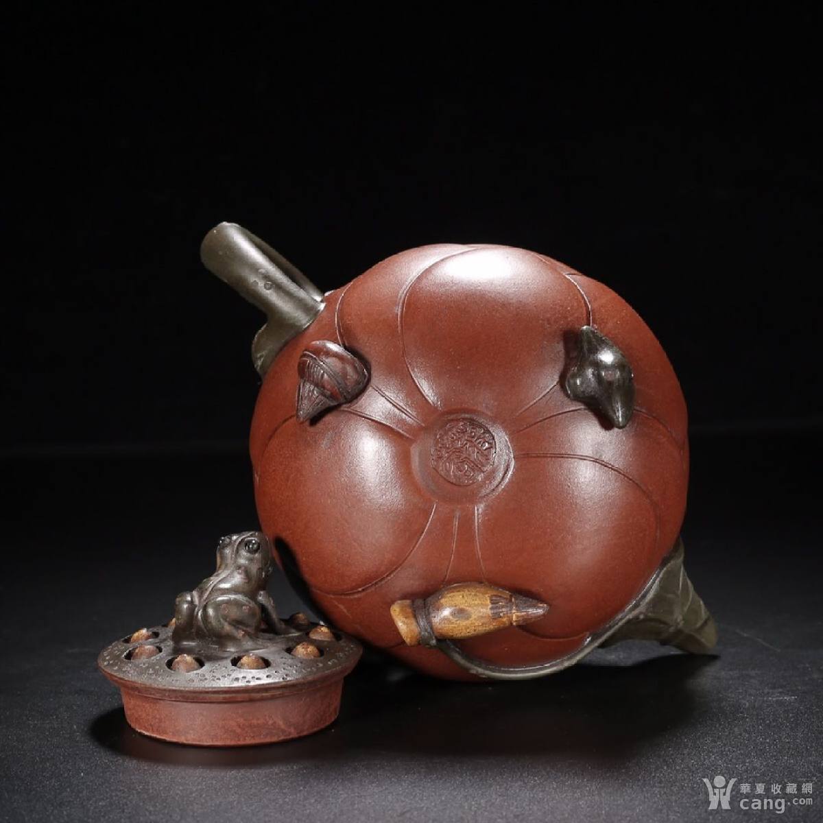 蒋蓉青蛙莲子壶