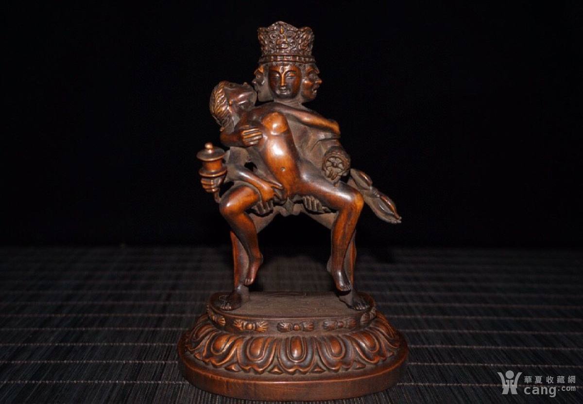 欢喜佛～黄杨木雕刻