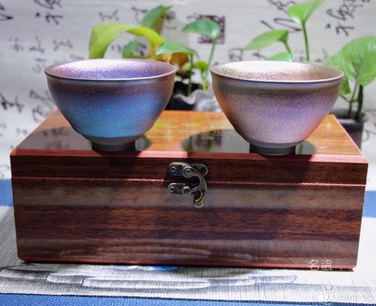 情侣对杯作者水吉名师罗军罗军建盏工作室一盏一证书