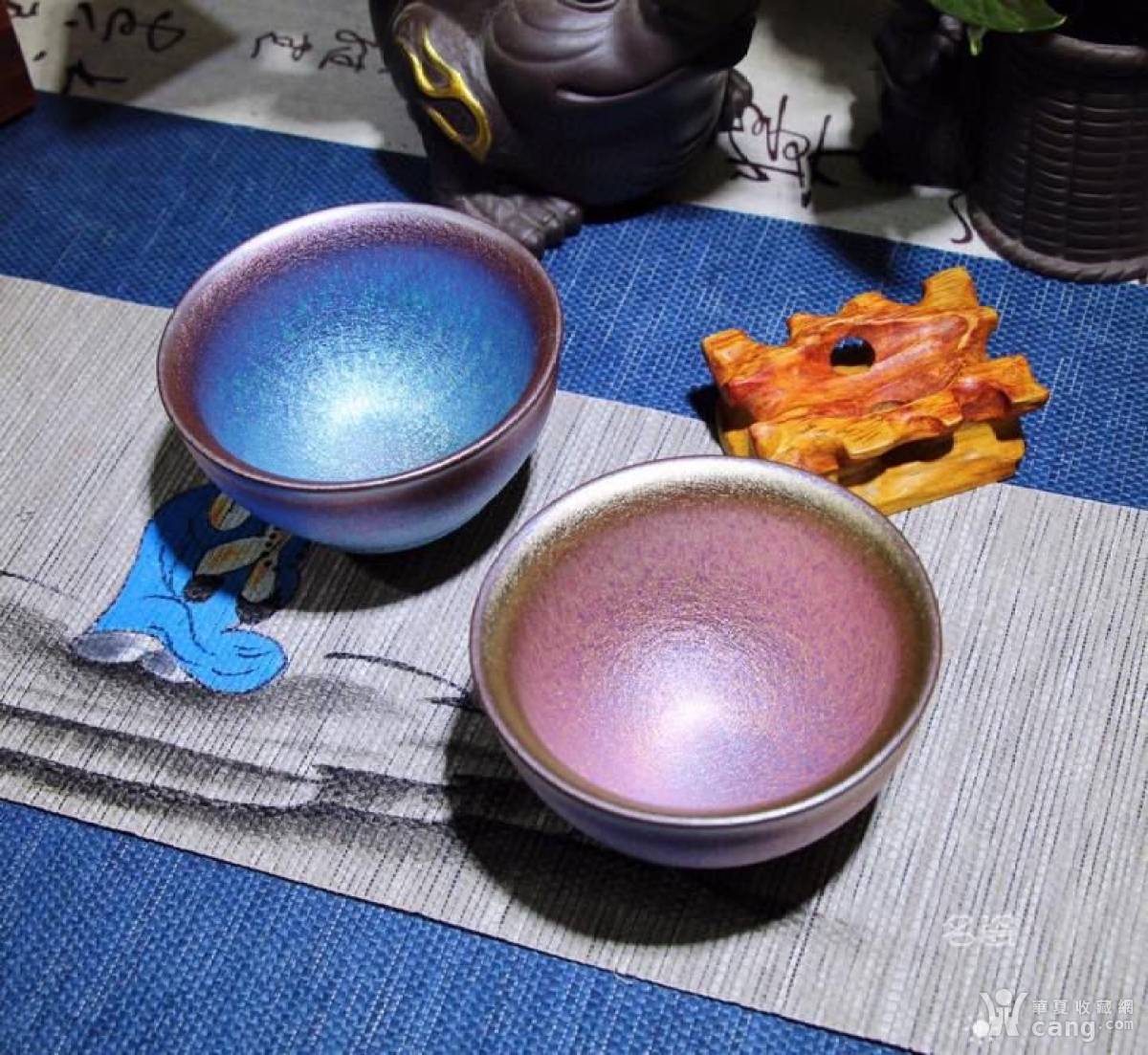 情侣对杯作者水吉名师罗军罗军建盏工作室一盏一证书