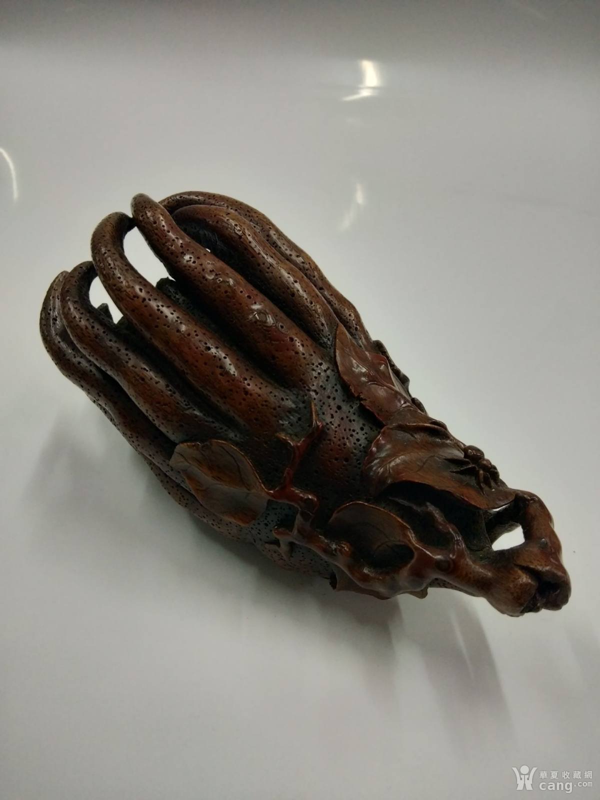 明代名家竹雕佛手