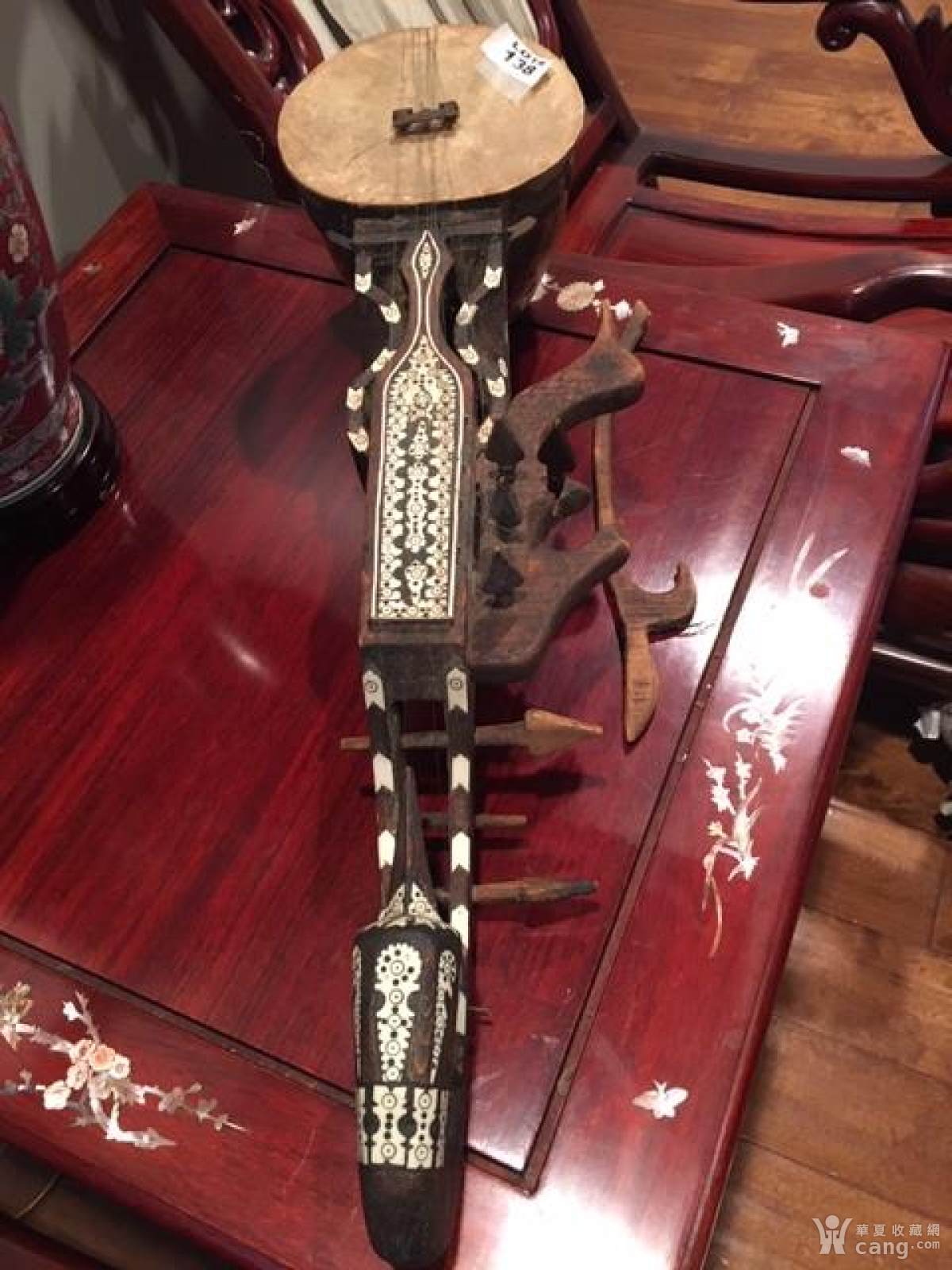 罕见老八弦琴_地摊交易_华夏收藏网