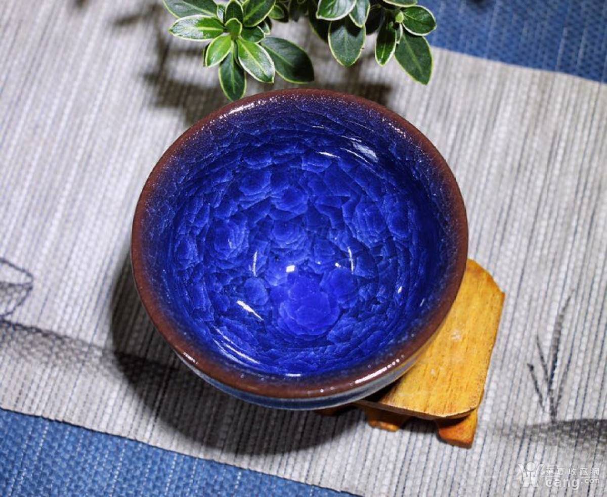 新品紫罗兰冰裂盏 [作者]水吉名师徐祖学宏升建盏工作室一