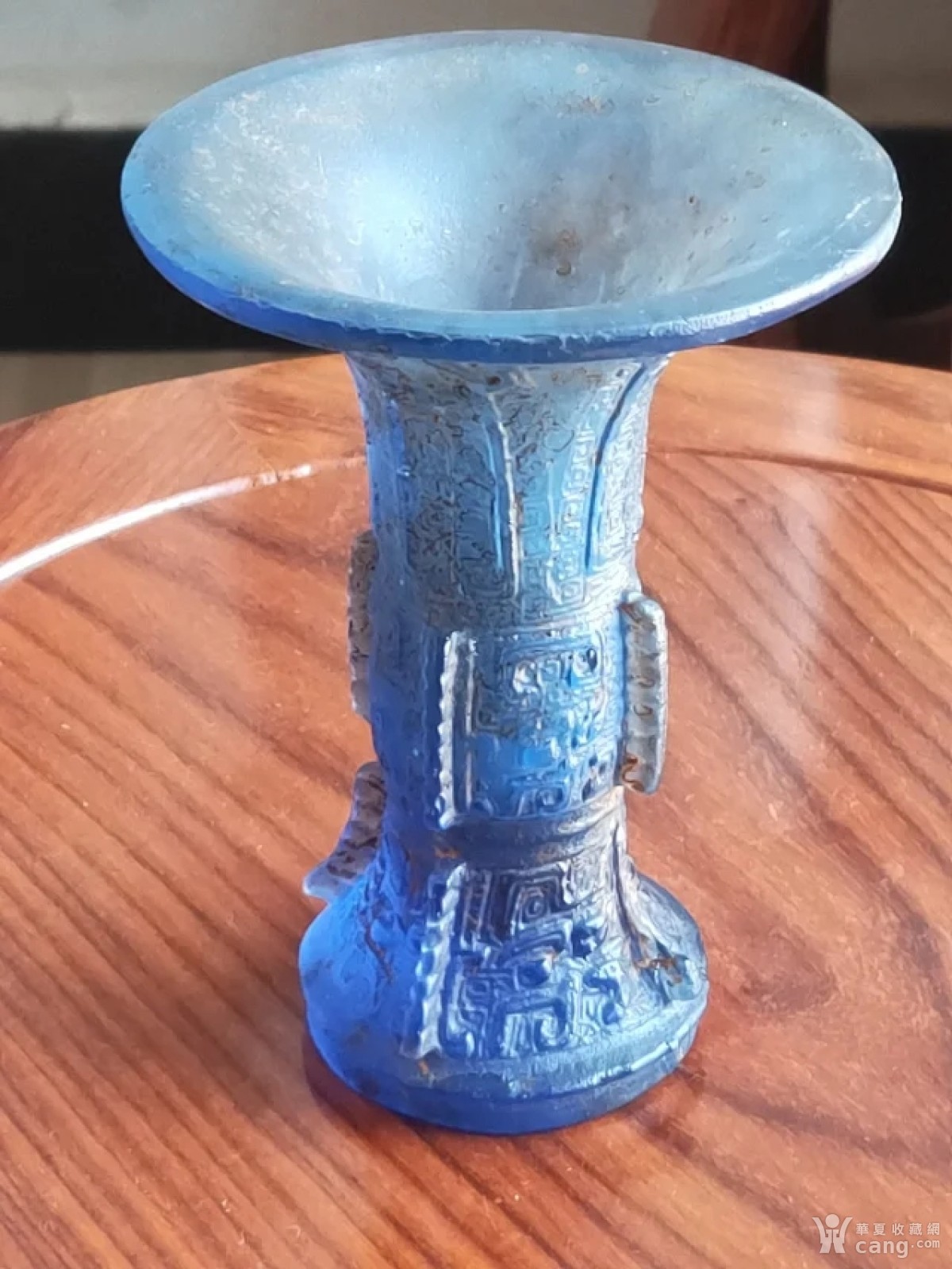 唐代老琉璃【出机尊】10-7.5厘米,又小伤