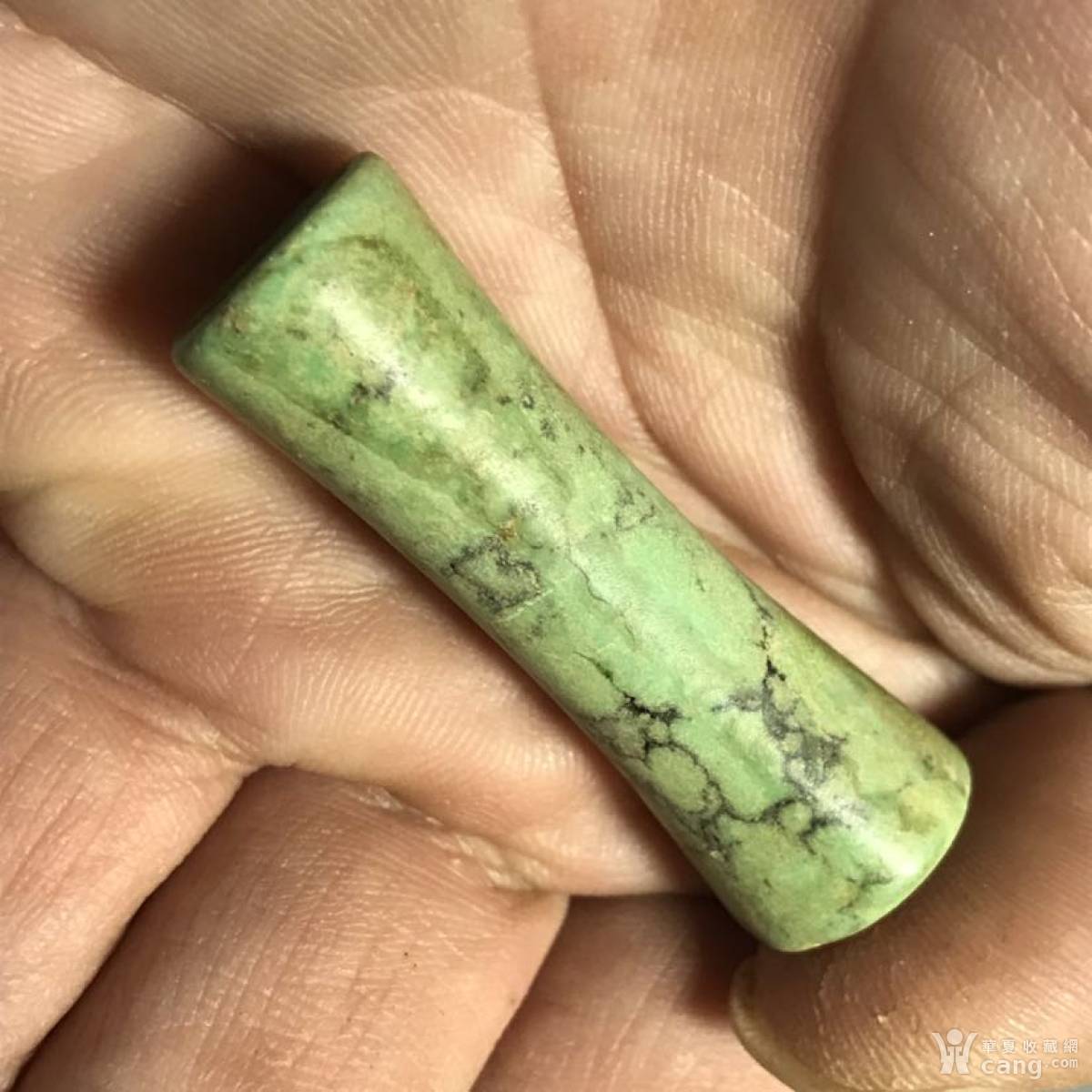 战汉绿松石(管珠)