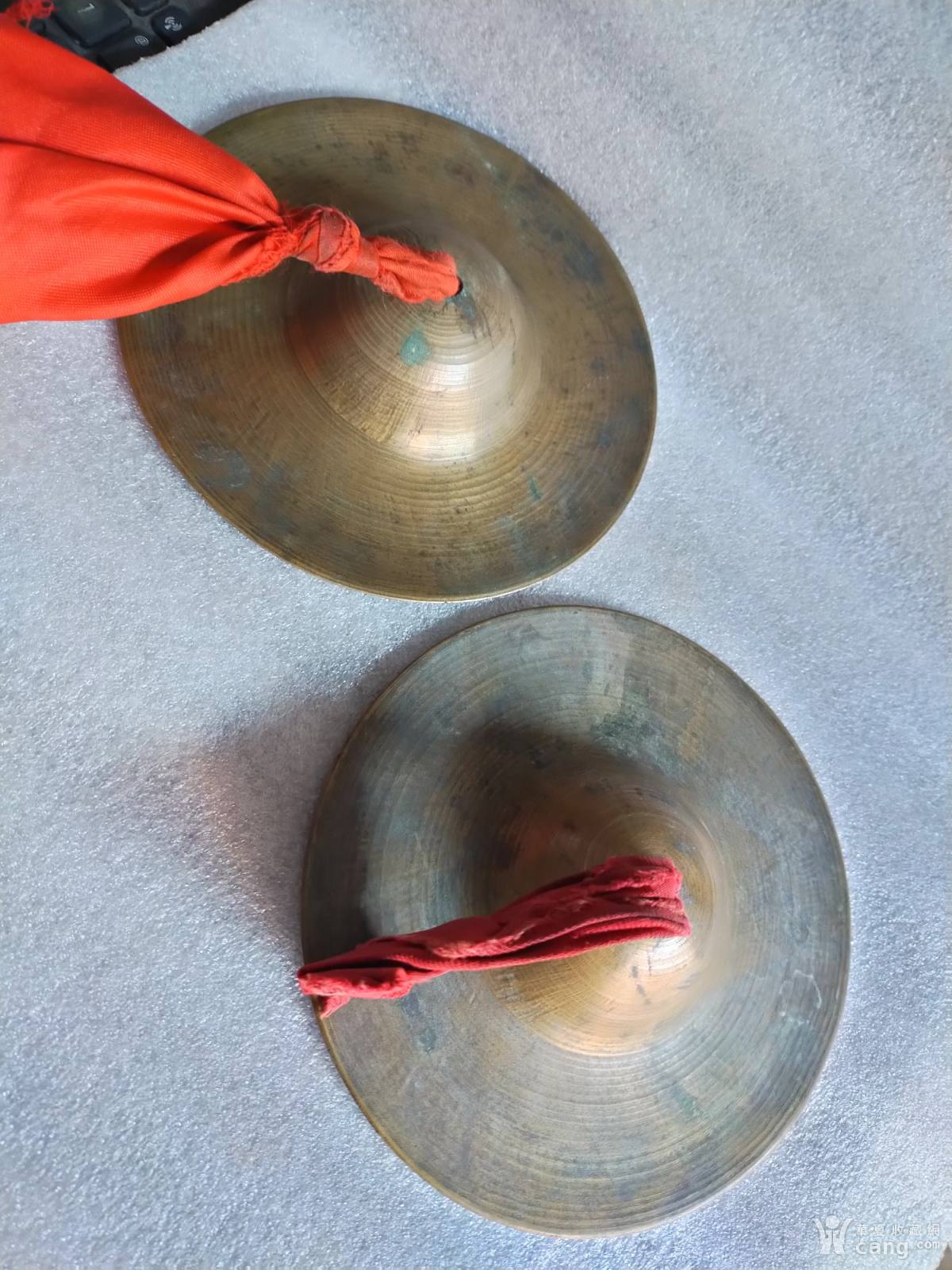 保存较好有点年份的老铜镲d>