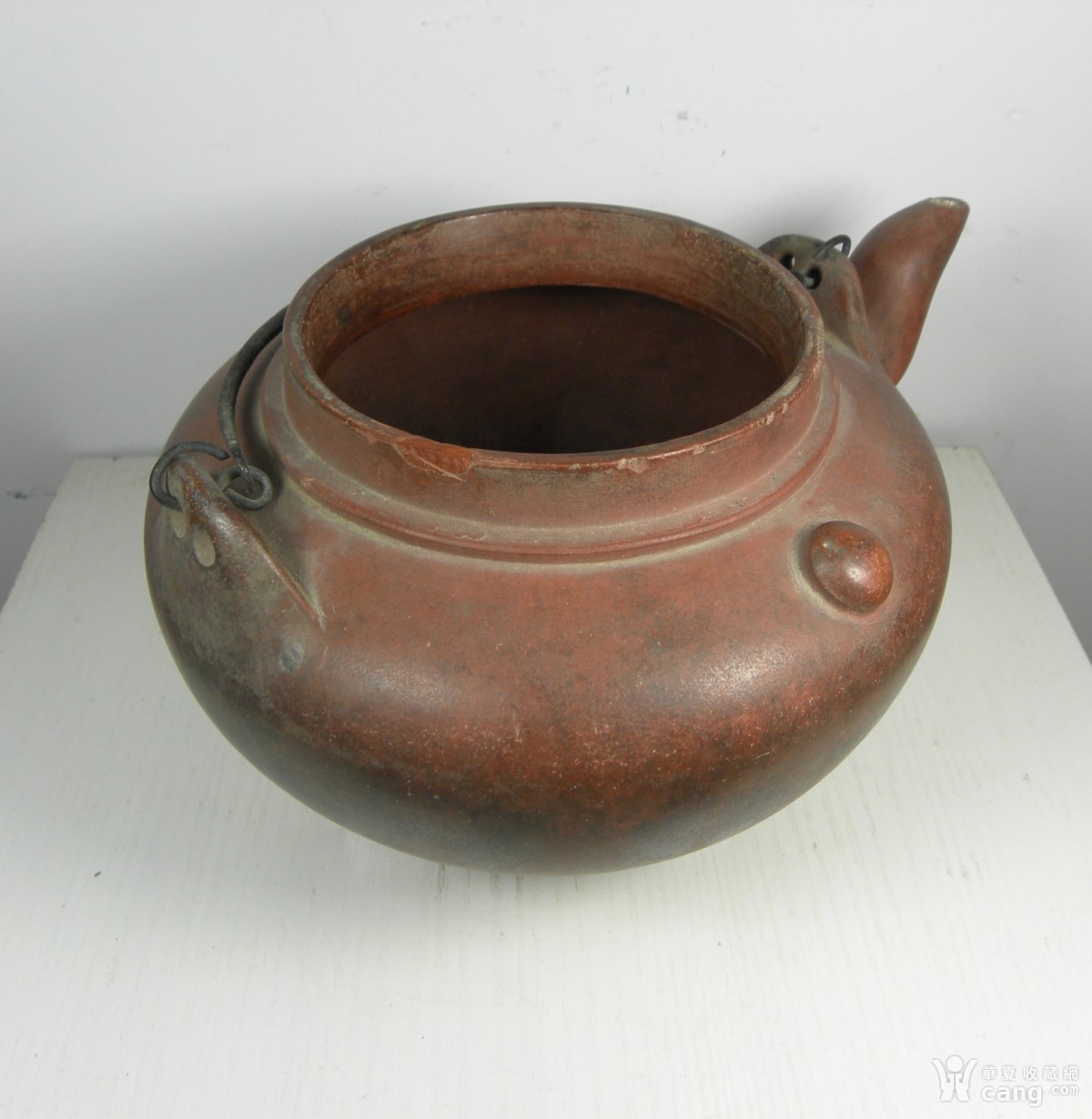 清代■名家贞祥蛋包紫砂壶■-稀少