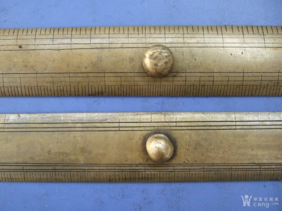 一组镇尺——书画界尺,山水,笔架镇尺.