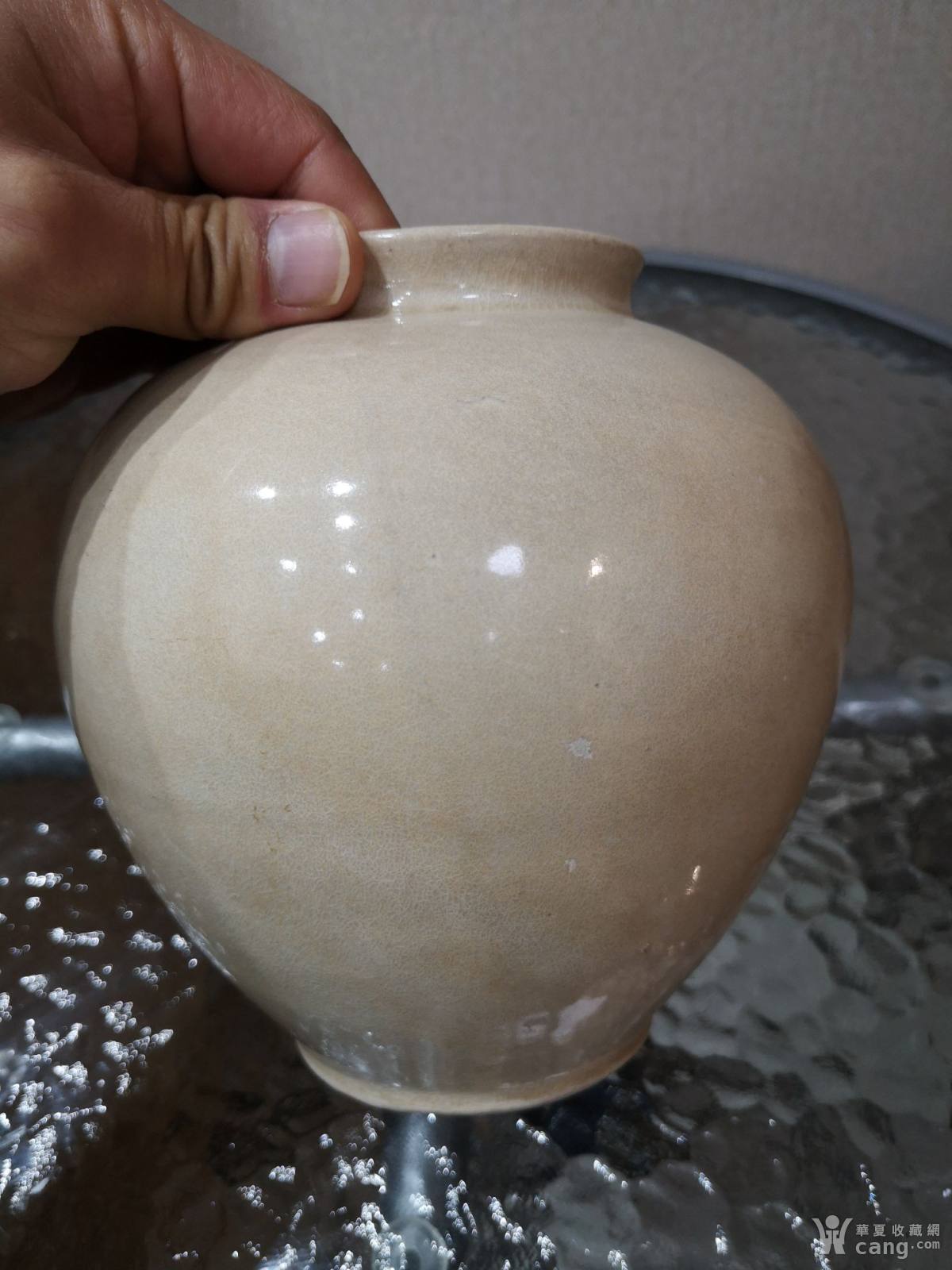 【精品放漏】唐 巩县窑牡丹花万年罐