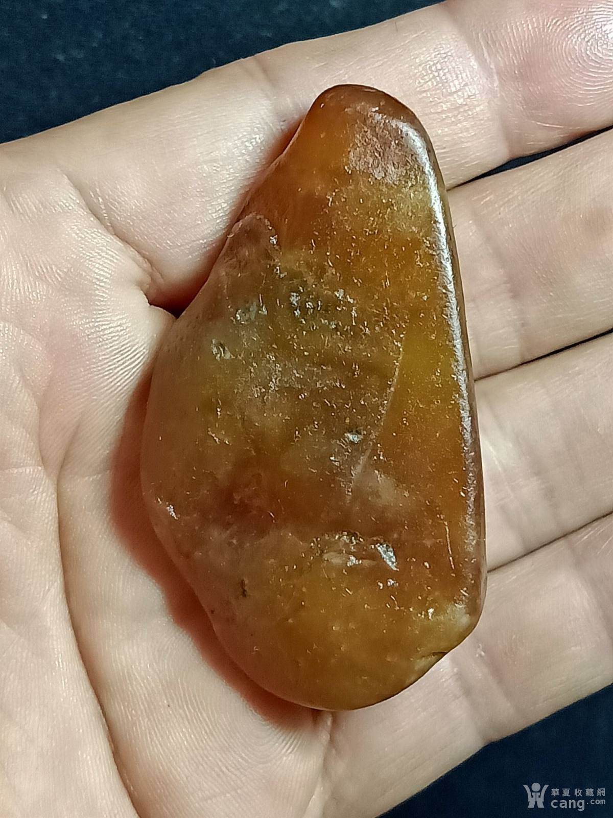 寿山石煨红田石, 37克.