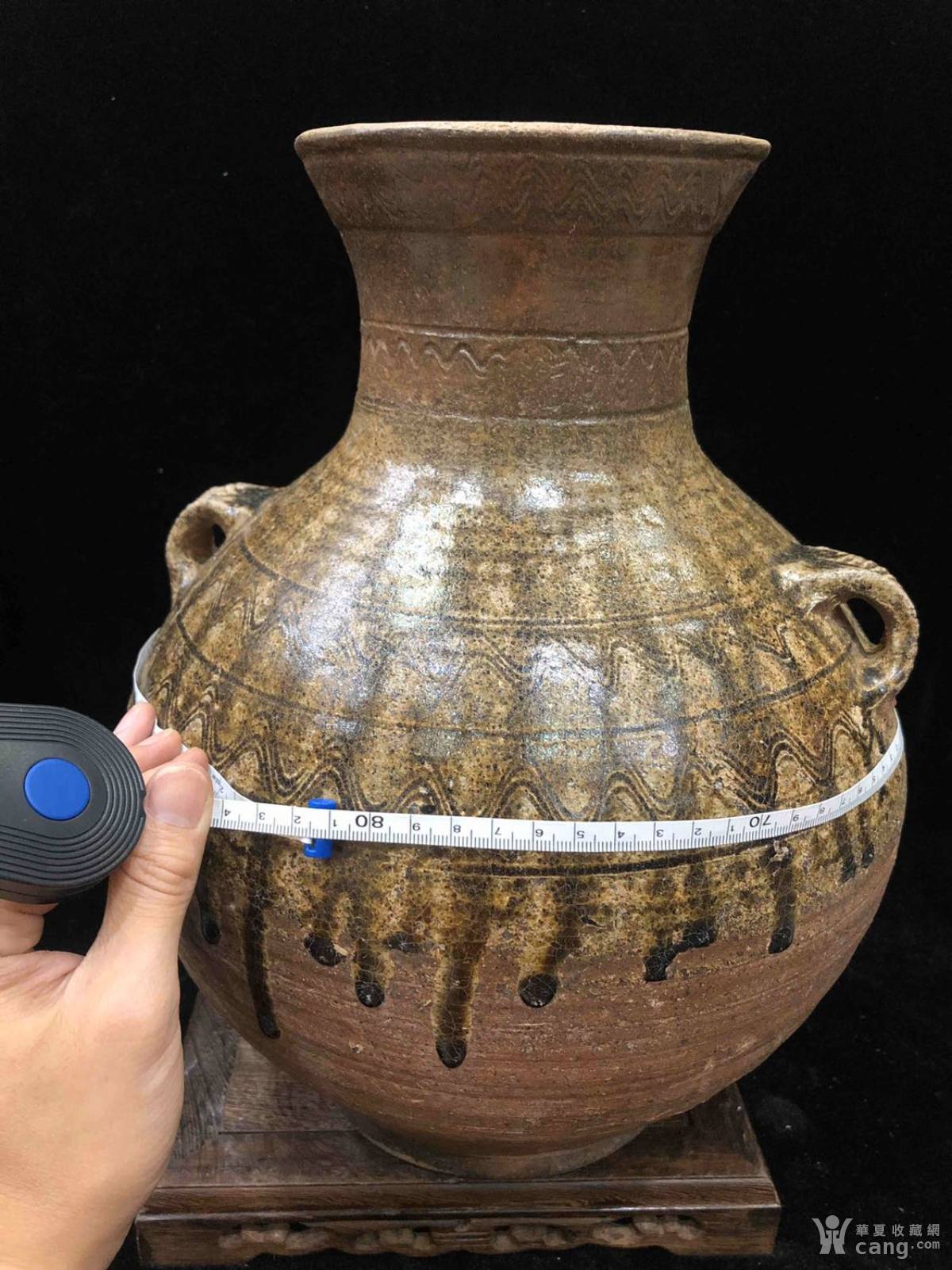 汉代越窑青瓷双系瓶