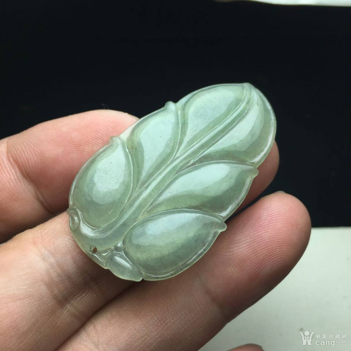 天然翡翠a货金枝玉叶吊坠缅甸玉树叶玉坠