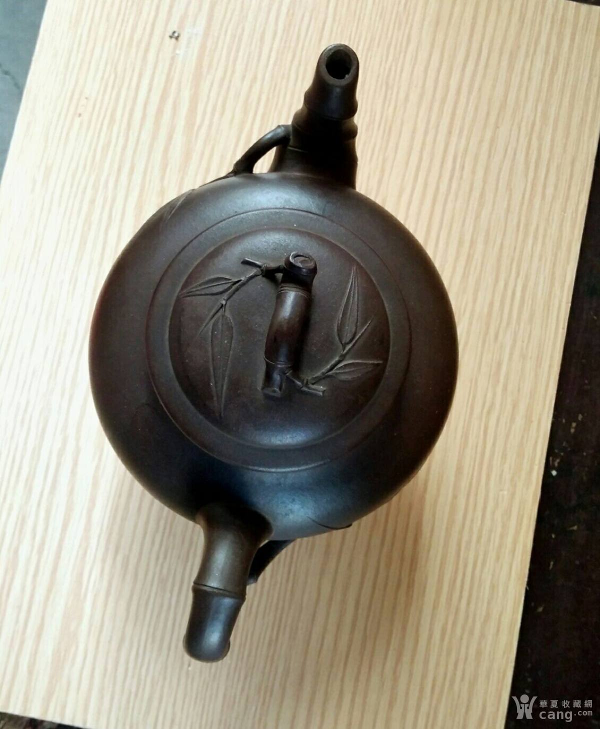 八十年代周宁华的精品竹报春紫砂壶