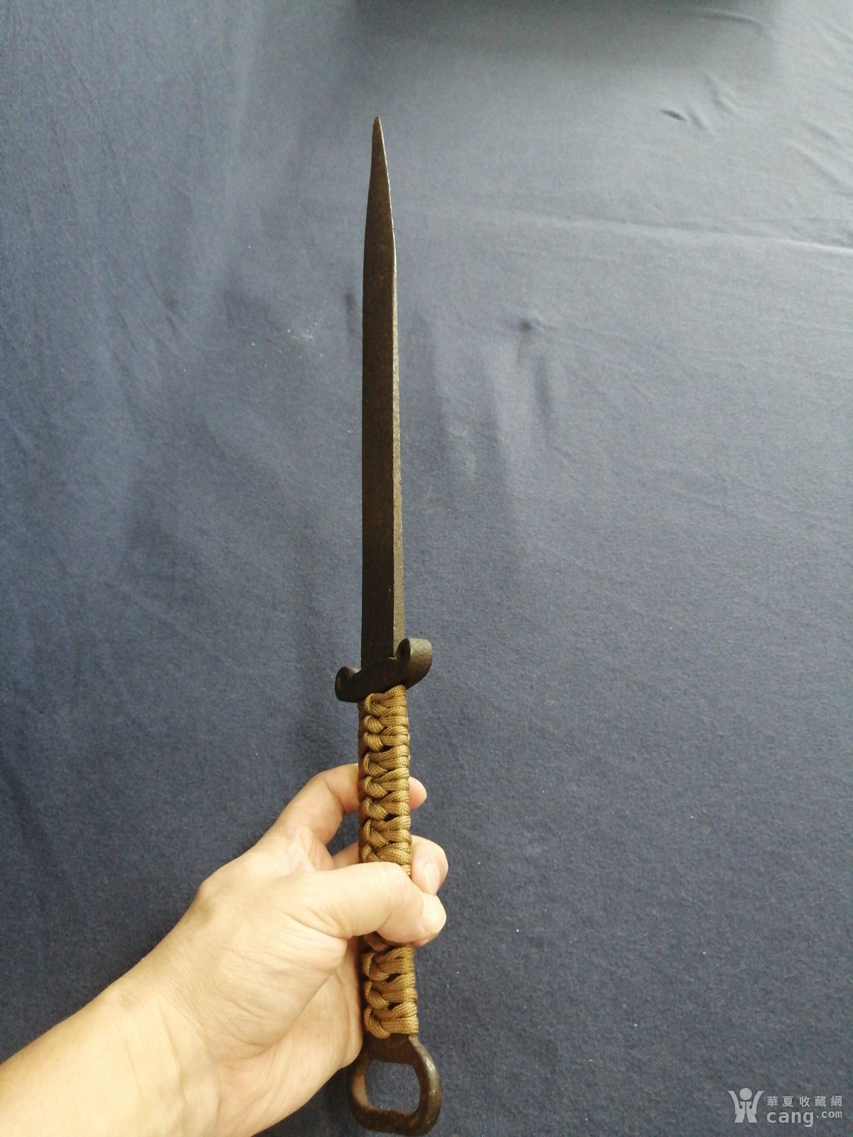 一把大开门清代铁兵器