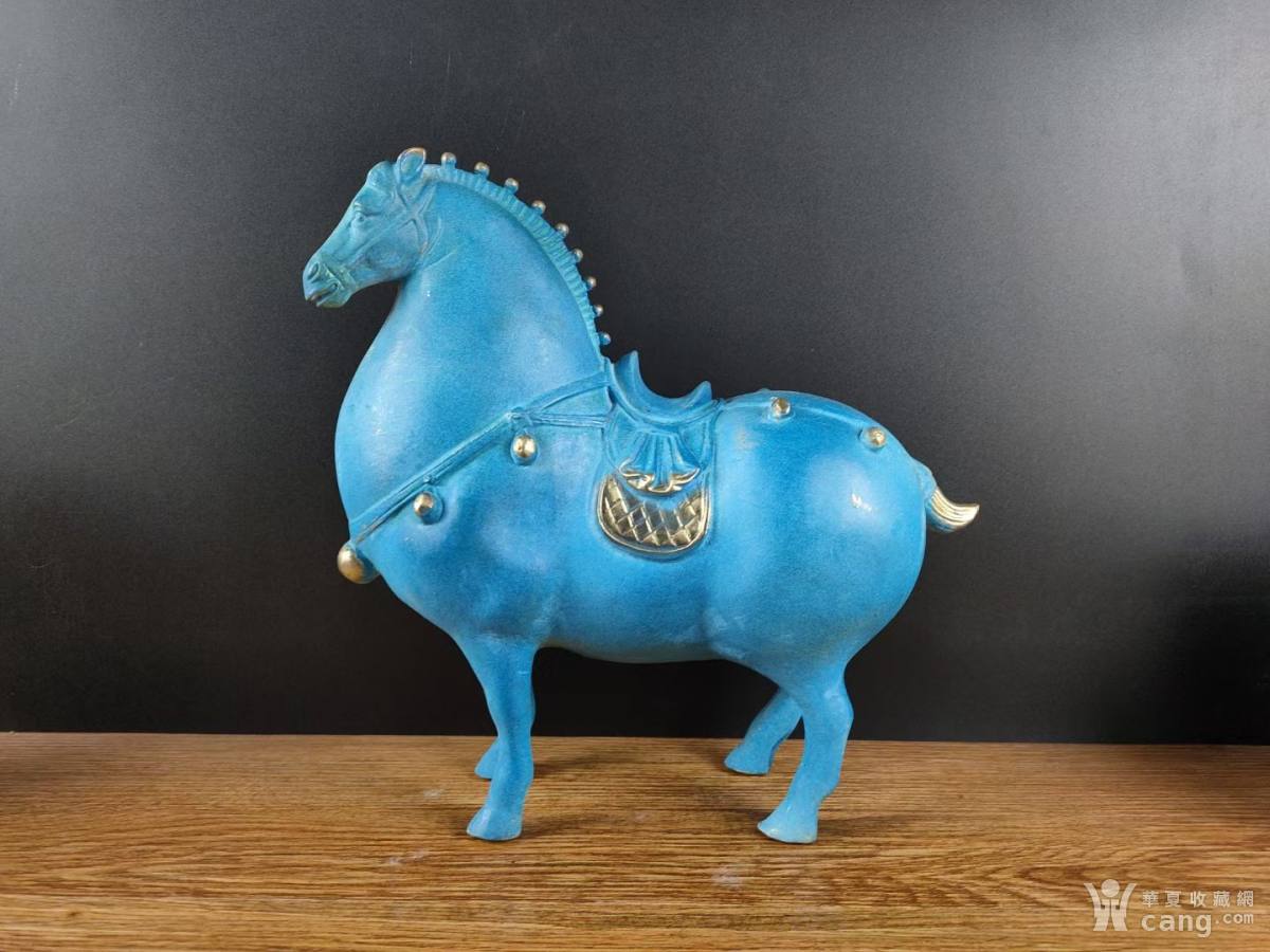 大尺寸铜蓝马