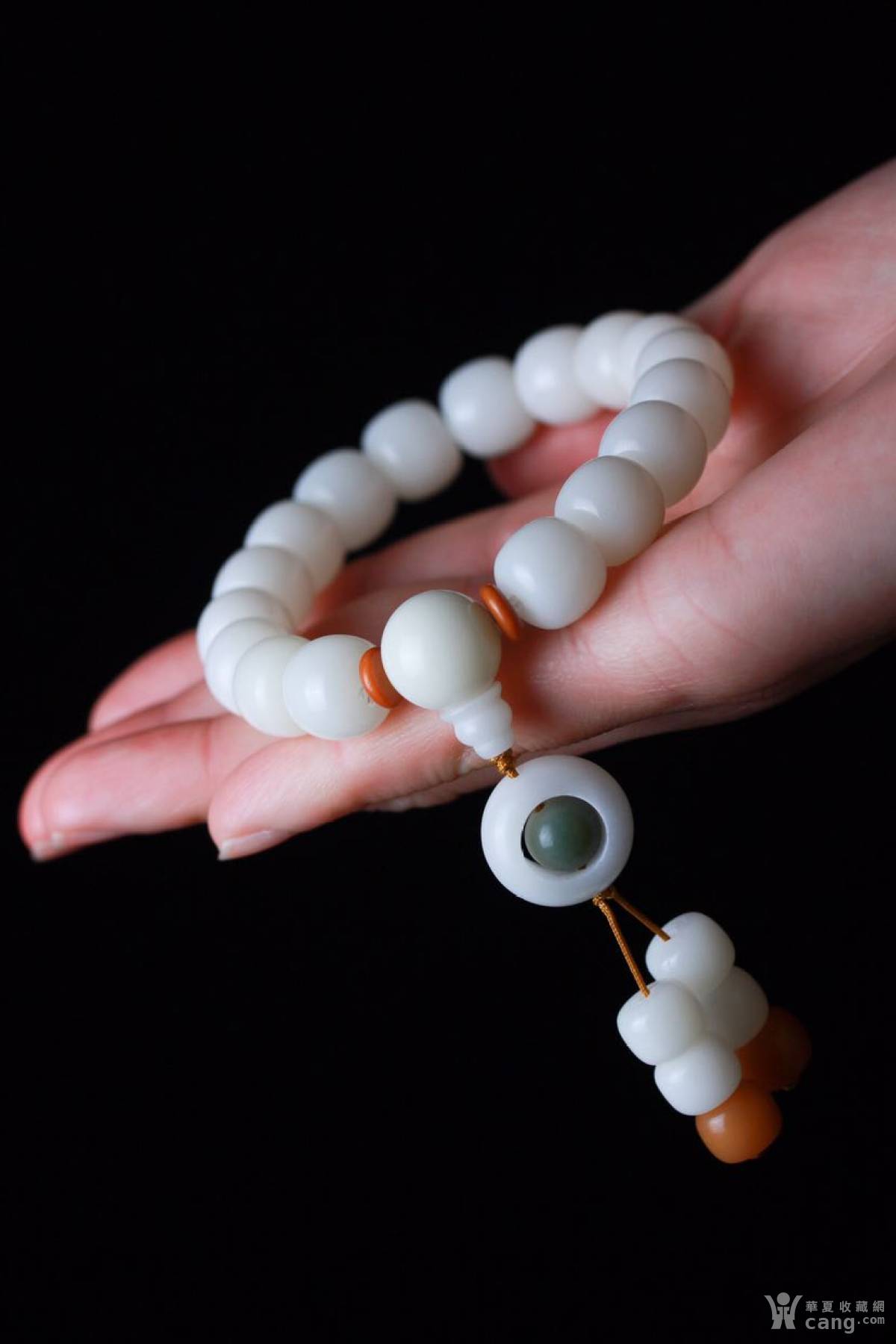 白玉菩提根手串