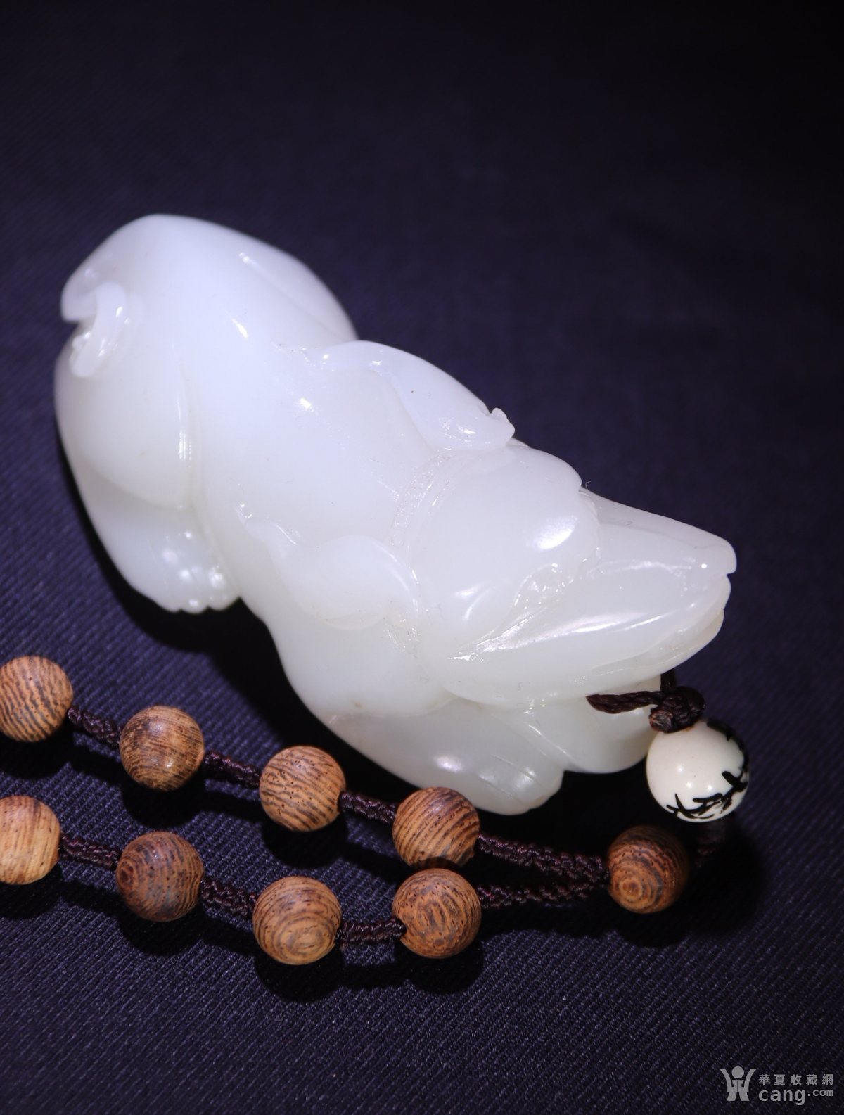 和田玉 旺财 手把件