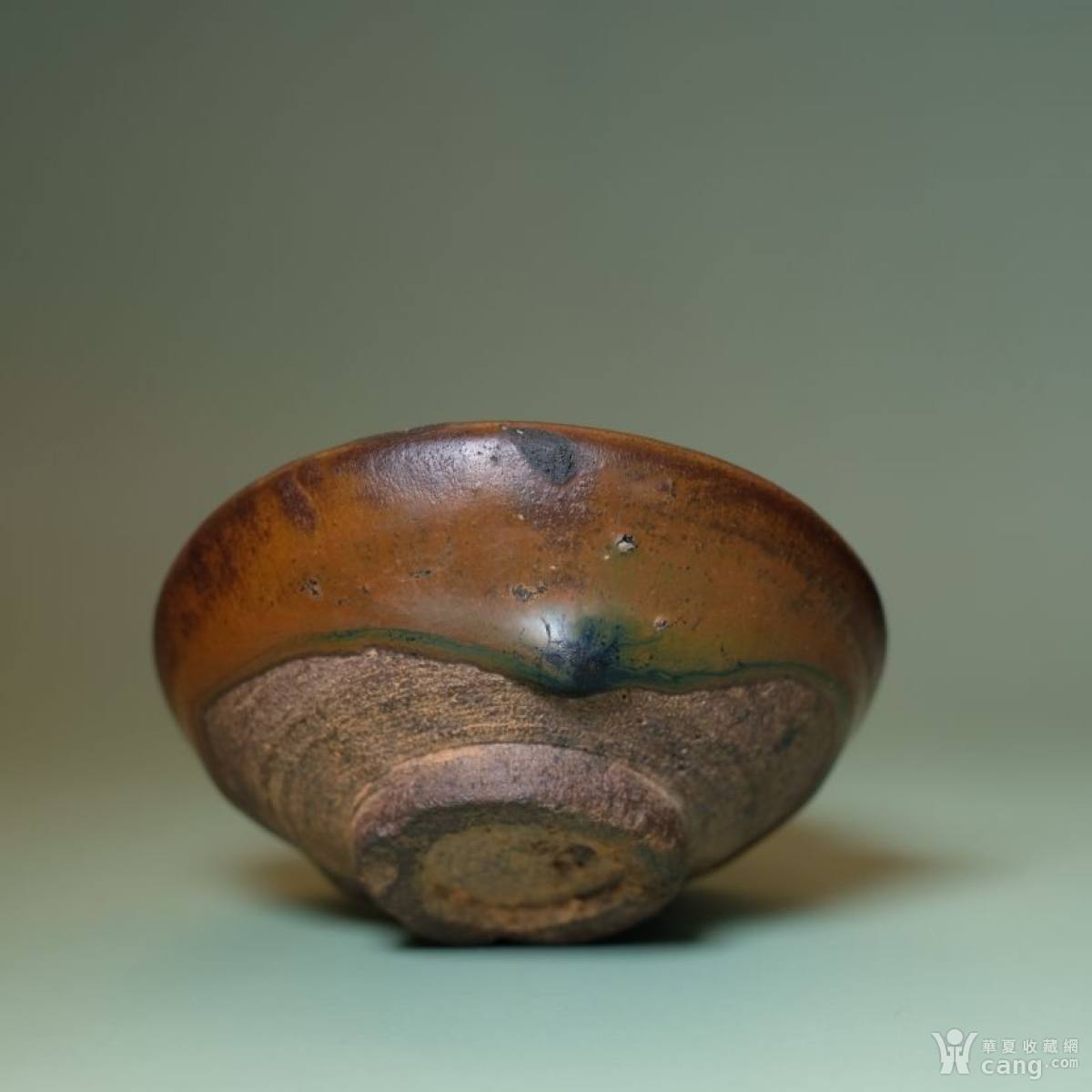 宋代建盏宋建窑水吉芦花坪厚唇建盏_地摊交易_华夏收藏网
