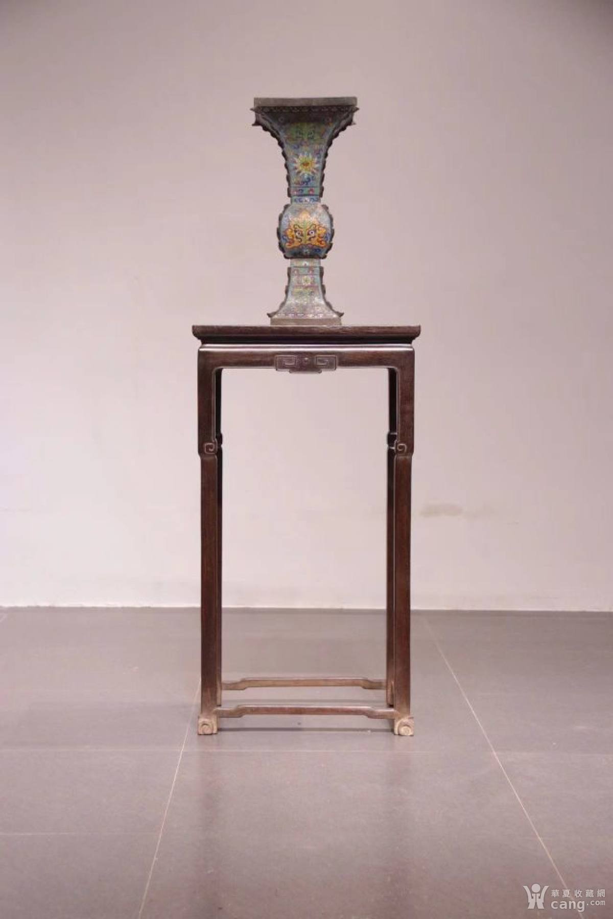 『焚香操琴，明窗净几』老红木香几