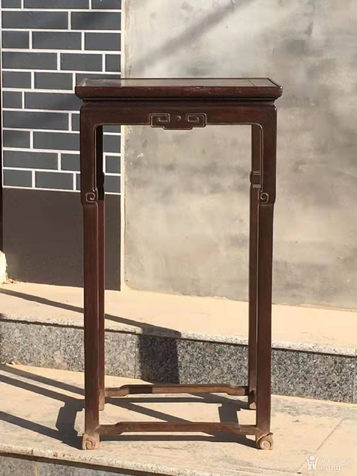 『焚香操琴，明窗净几』*老红木香几