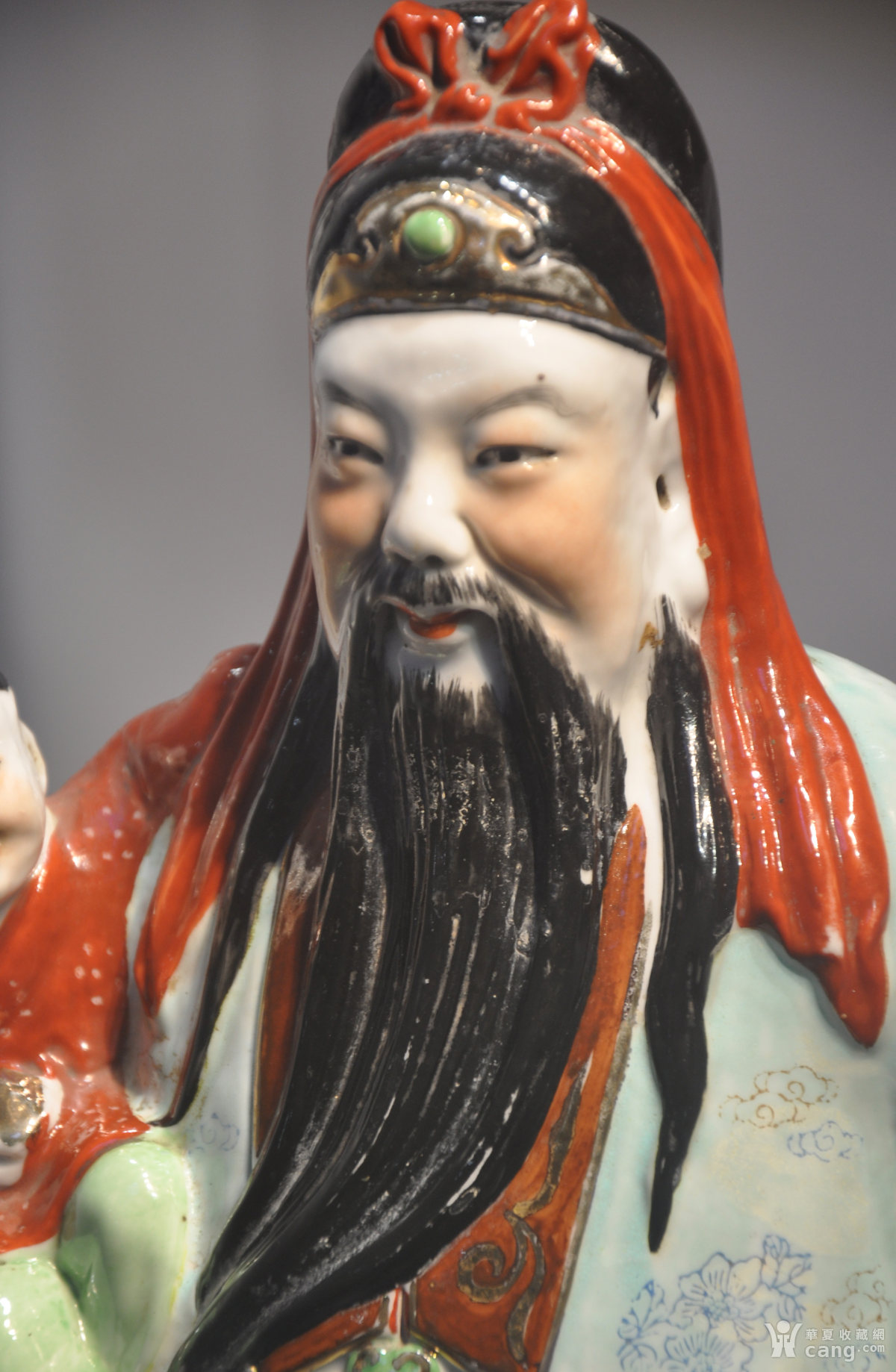 福禄寿三星之福星 八十年代景德镇雕塑瓷 福星高照