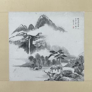 【1904SDW2053】中国古董品 中国美術 手卷 【山水】 画繪 立軸 精品軸 古董品 古玩 收藏品 靜芯 最近刷新- 地摊
