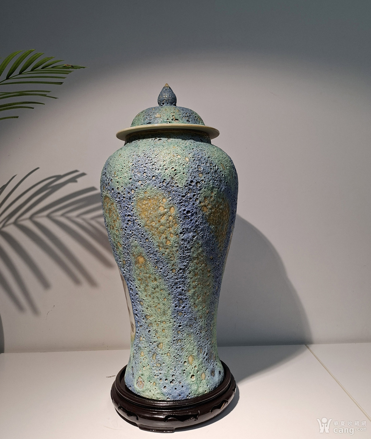 景德镇粉彩开窗花鸟瓶装饰花瓶高52厘米- 现代- 瓷器- 华夏收藏网