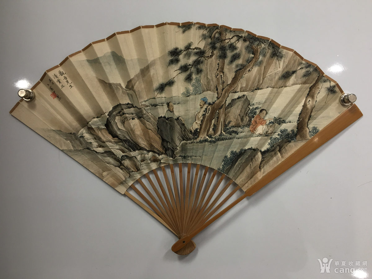 卜孝怀、高旭(原配扇骨) 人物、书法- 其它- 书画篆刻- 华夏收藏网